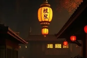 剧情剧《蓝色铁皮屋》中海边一排蓝色铁皮屋顶的低矮平房